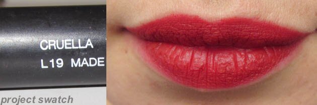 nars cruella velvet matte lip swatch
