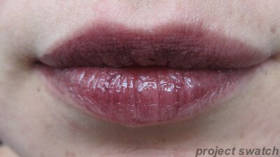 Lip Swatch 1 mac feelin so good lipglass - lip swatches