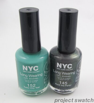 nyc tudor city teal rock the party nail polish
