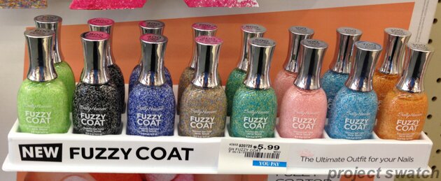 Sally Hansen Fuzzy Coat polishes