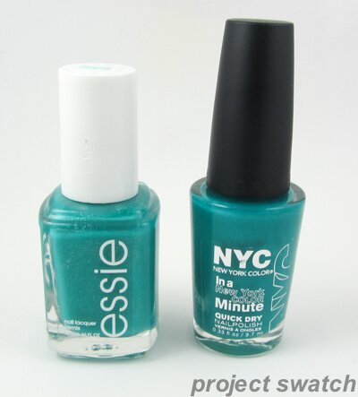 Dupe Alert! Essie Naughty Nautical and NYC Short Shorts - Project Swatch
