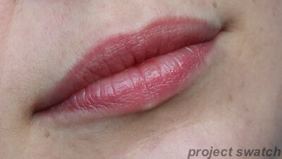 ELF rose moisturizing lip tint swatch