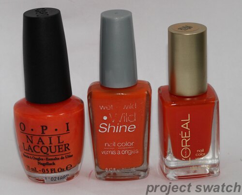 Orange Jelly Polish Swatches