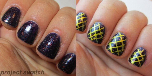 nail art using gel pens