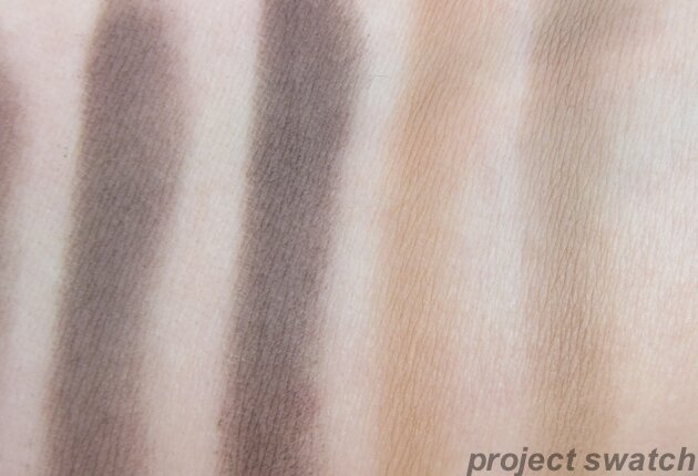 anastasia brow powder duo swatches - Ebony, Strawburn