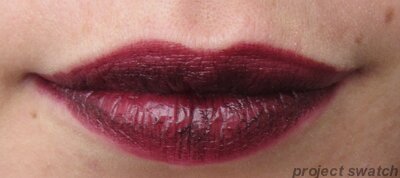 milani black cherry comparison swatch - discontinued version