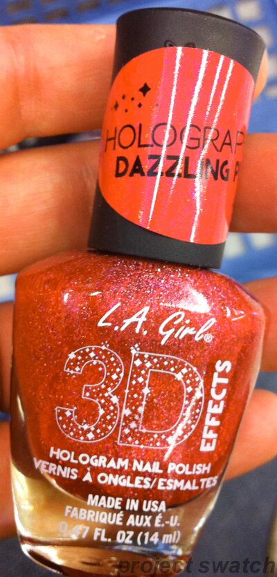 LA Girl Holo Polish - Dazzling Pink