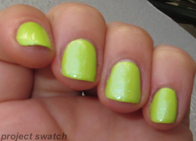 NYC Apple Fizz Shimmer Blast Swatch NYC Apple Fizz Shimmer Blast Swatch