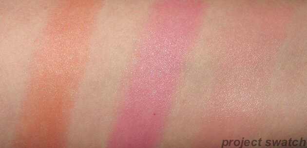 Revlon Sunset Pink Passion Tahiti Baby Stick Swatches