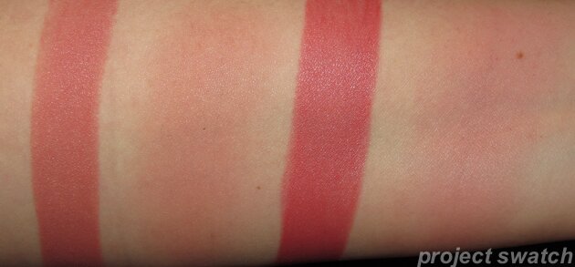 NYX Stick Blush Hibiscus Tea Rose Swatches