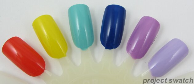 Rimmel 60 Second Nail Polish Swatches
