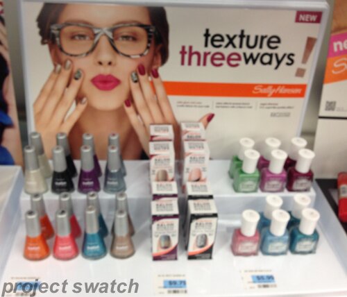 Sally Hansen Textures display
