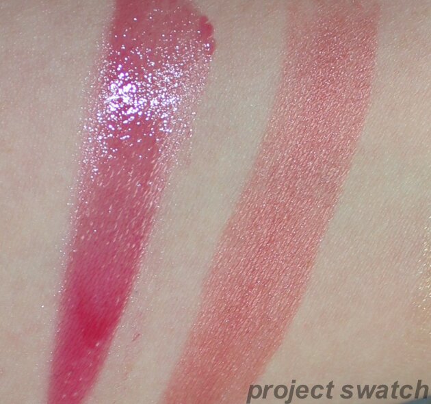 Essential Lip Balm Tint Berry - Mineral Moisturizing Lip Tint Rose swatches