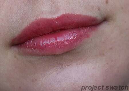 Almay Apple A Day Liquid Lip Balm swatch