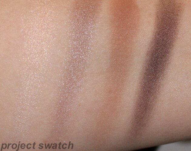 Gucci Tuscan Storm eyeshadow palette swatches